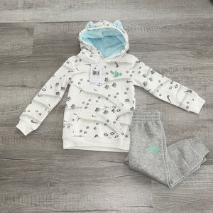 Nike White/Grey Sweatsuit